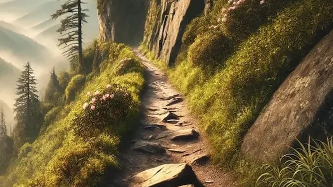 Exploring The Jump Off Trail in Great Smoky Mountains National Park